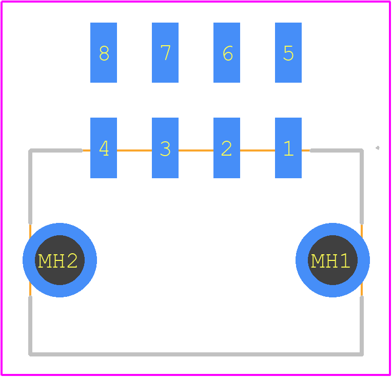 0430450808 - Molex PCB footprint - Other - Other - 0430450808-2