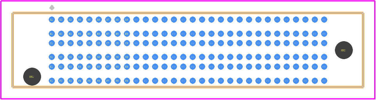 SEAF8-30-05.0-S-06-2-K - SAMTEC PCB footprint - Other - Other - SEAF8-30-05.0-S-06-2-K-3