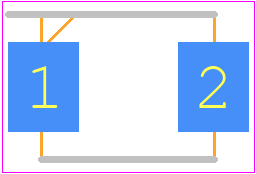 STTH1L06UFY - STMicroelectronics PCB footprint - Small Outline Diode Flat Lead - Small Outline Diode Flat Lead - SMBFLAT