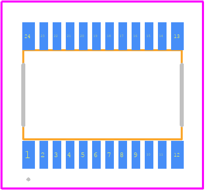 PCA6416APW,118 - NXP PCB footprint - Other - Other - SOT355-1