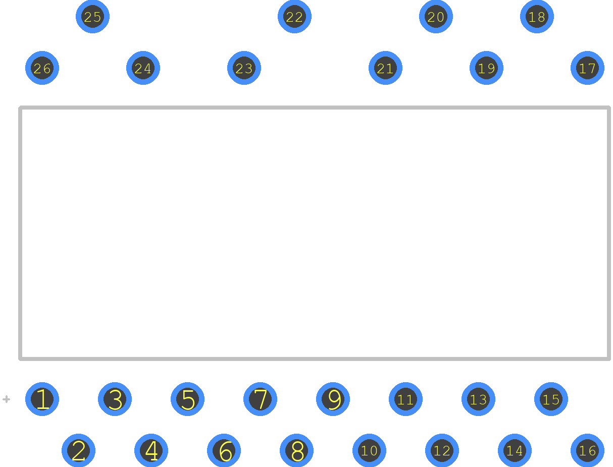 STGIPN3H60AT - STMicroelectronics PCB footprint - Other - Other - NDIP-26L_TYPE_C