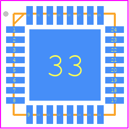 ST95HF-VMD5T - STMicroelectronics PCB footprint - Quad Flat No-Lead - Quad Flat No-Lead - ST95HF-VMD5T
