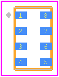 MPL115A1 - NXP PCB footprint - Other - Other - SOT-1769-1