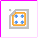 MAX9063EBS+TG45 - Analog Devices PCB footprint - BGA - BGA - B4+1_