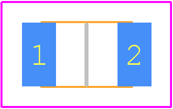 MINISMDC125F/16-2 - LITTELFUSE PCB footprint - Other - Other - miniSMDC