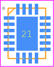 PTPS254900AIRVCTQ1 - Texas Instruments PCB footprint - Quad Flat No-Lead - Quad Flat No-Lead - RVC0020A