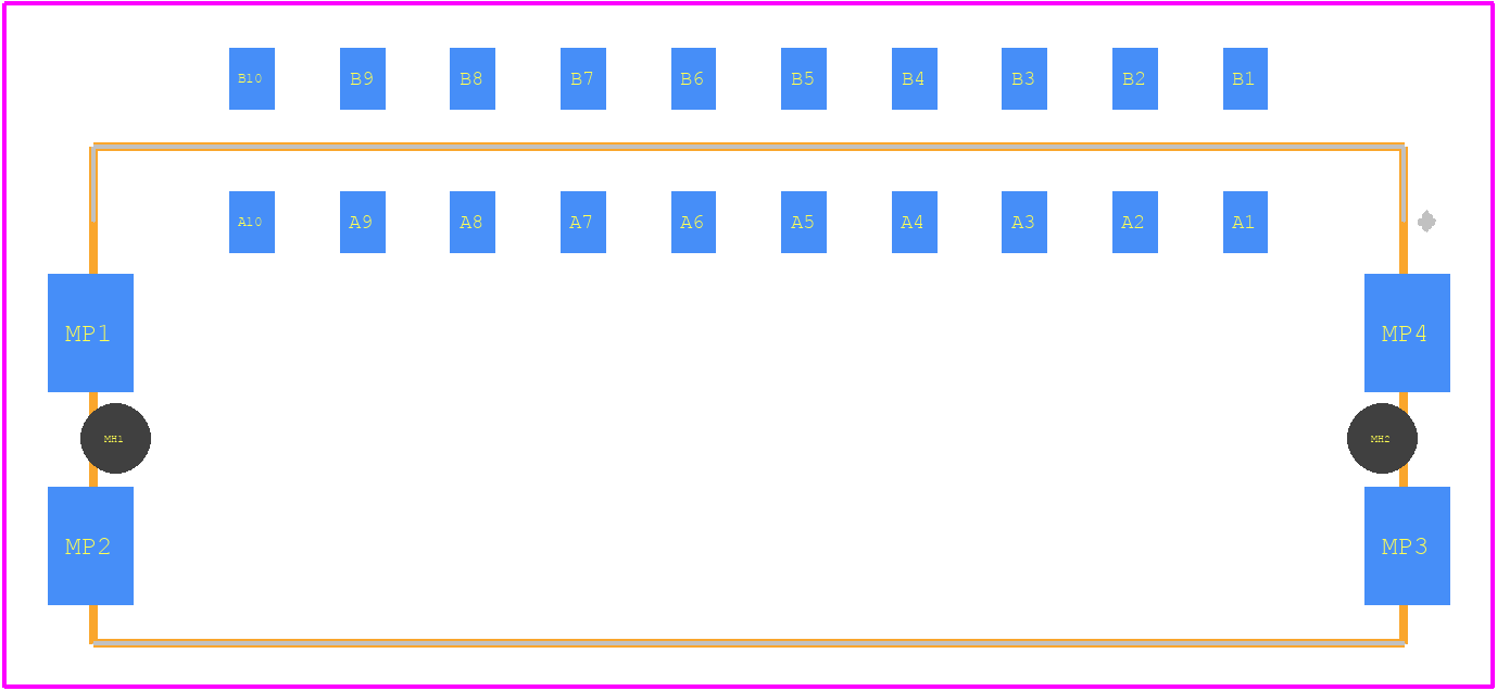 374317 - TE Connectivity PCB footprint - Other - Other - 374317-1