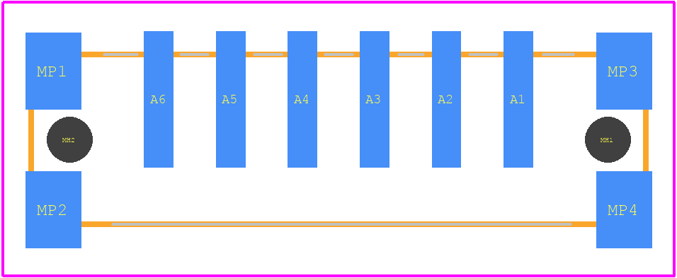 254707 - TE Connectivity PCB footprint - Other - Other - 254707-5