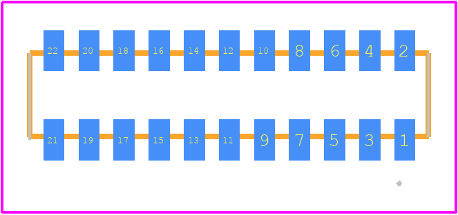 CLP-111-02-L-D-P - SAMTEC PCB footprint - Other - Other - CLP-111-02-L-D-P-2