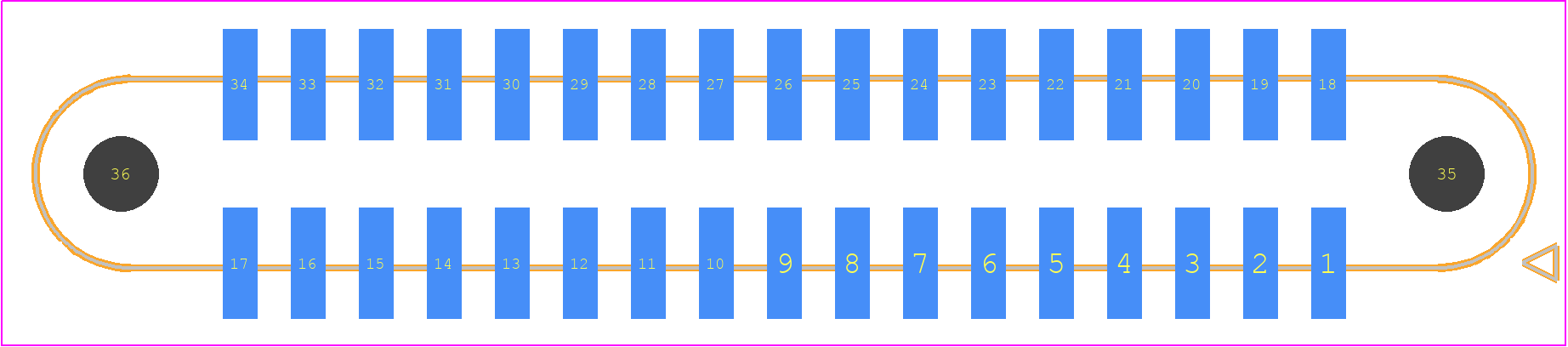 M80-4123442 - Harwin PCB footprint - Other - Other - M80-41234XX