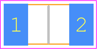TLRH3APTTER100F - KOA Speer PCB footprint - Resistor Chip - Resistor Chip - TLRH3APTTER100F