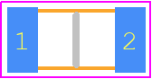 ECH-U1C153JB5 - Panasonic PCB footprint - Capacitor Chip Non-polarised - Capacitor Chip Non-polarised - H1(H=1mm)