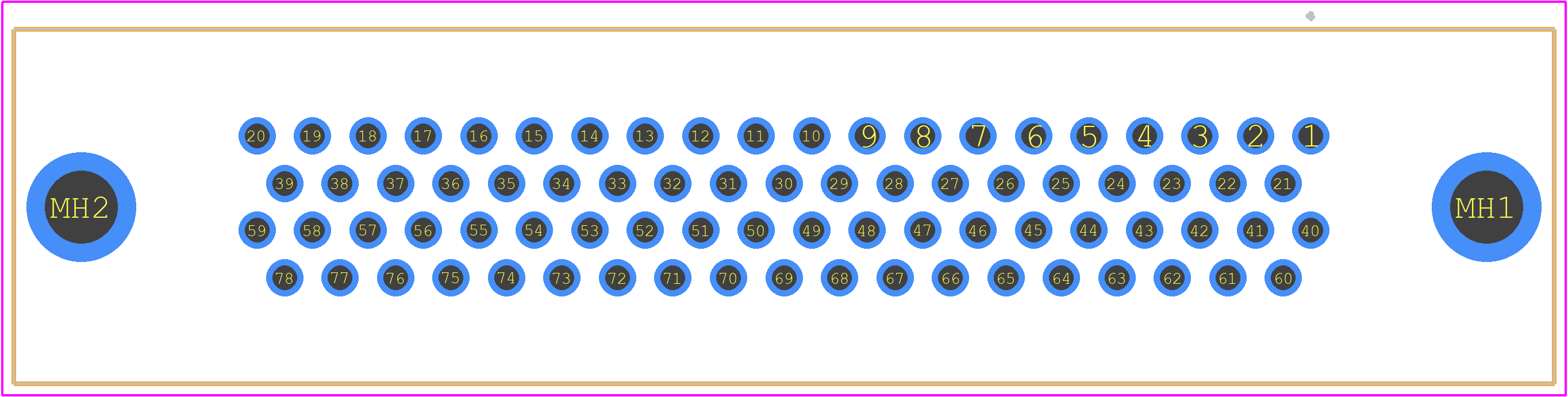 180-078-213R911 - NorComp PCB footprint - Other - Other - 180-078-213R911-3