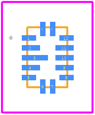 MP2276GD-P - Monolithic Power Systems (MPS) PCB footprint - Other - Other - QFN-14(2mmx3mm)