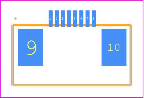 X05B20L08T - XKB Connectivity PCB footprint - Other - Other - X05B20Y08T