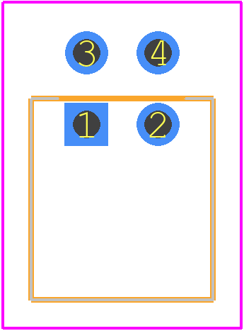 NDA02V - Apem PCB footprint - Other - Other - NDA02V-1