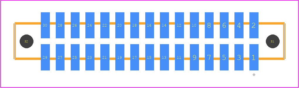 SFM-115-02-S-D-LC - SAMTEC PCB footprint - Other - Other - SFM-115-YY-ZZZ-D-LC