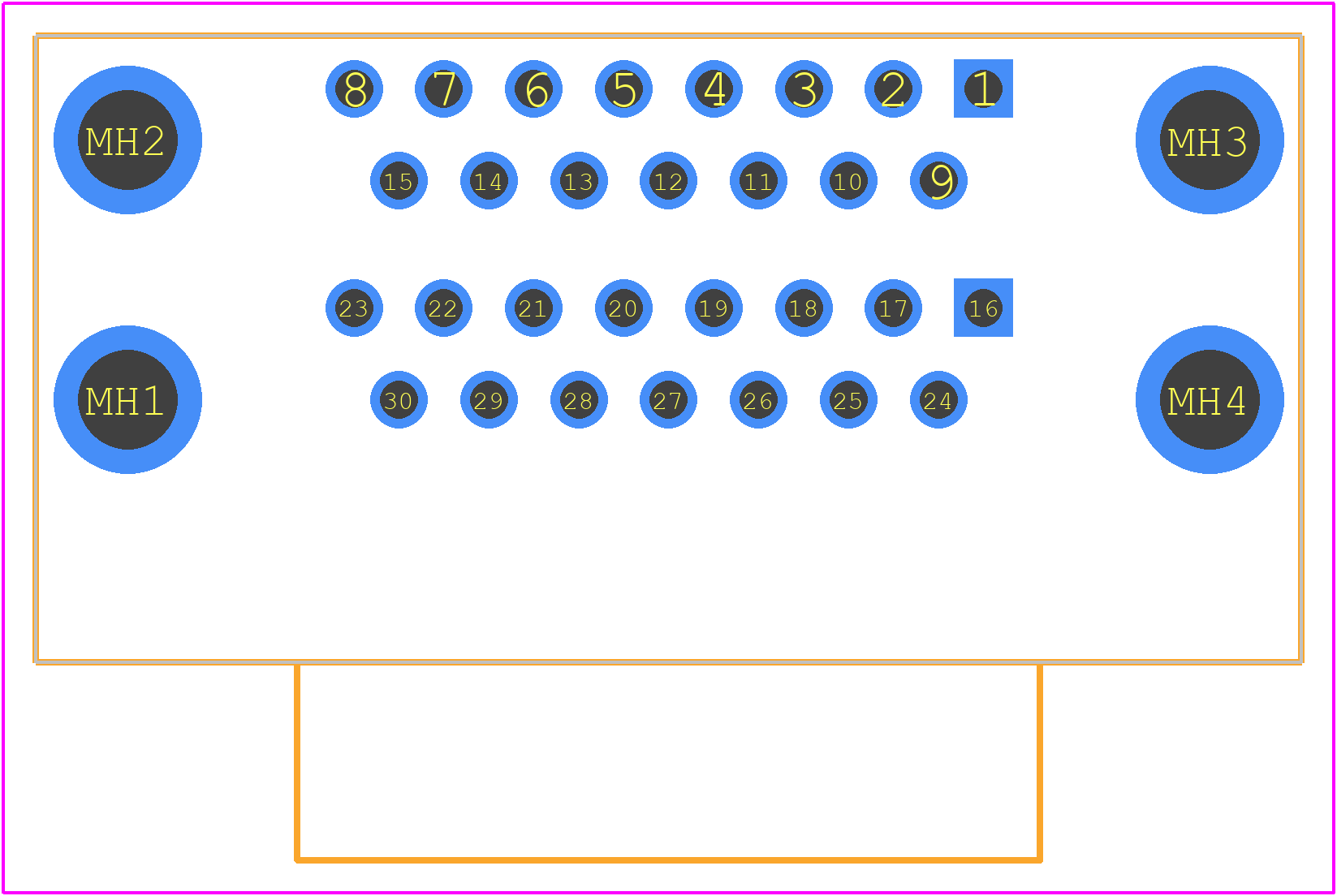 178-015-513R491 - NorComp PCB footprint - Other - Other - 178-015-513R491-2