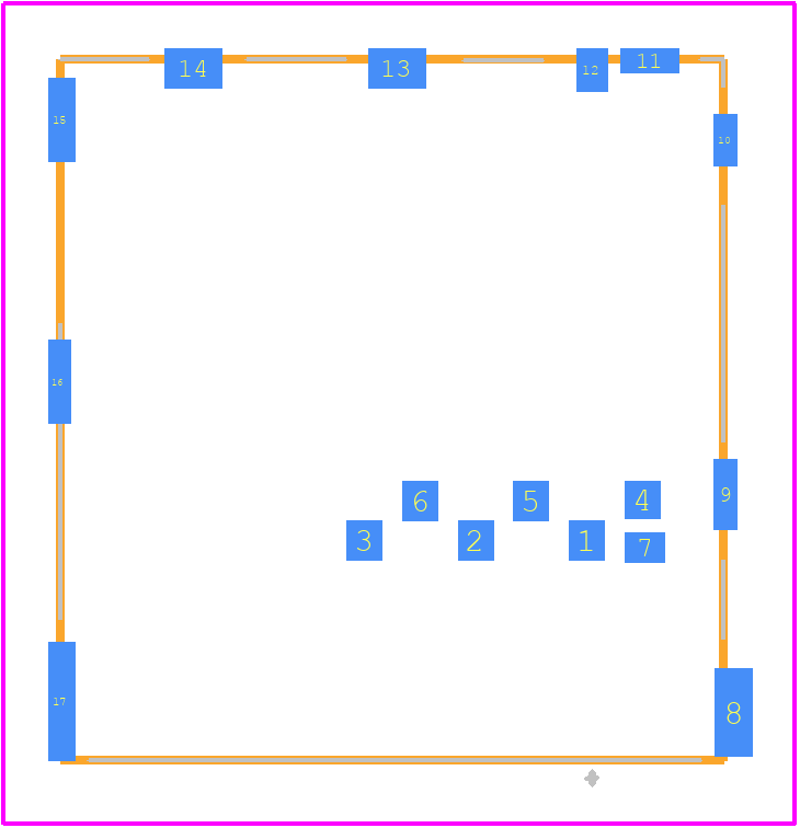 2229333-2 - TE Connectivity PCB footprint - Other - Other - 2229333-2-1