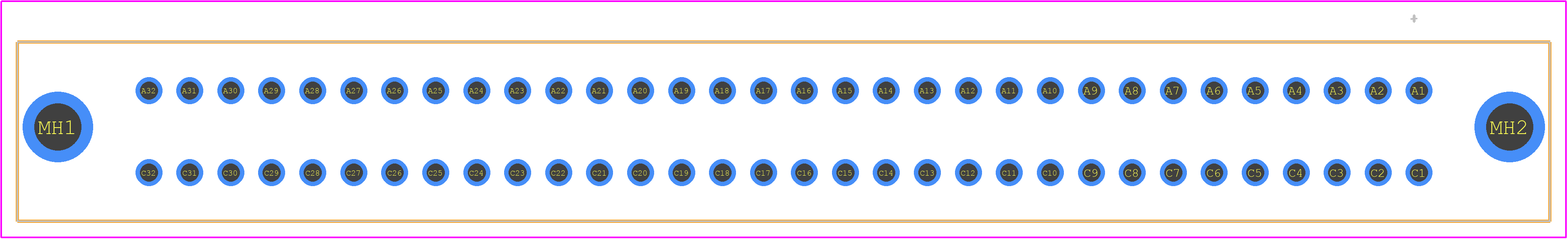 09 73 164 6907 - HARTING PCB footprint - Other - Other - 09 73 164 6907-2