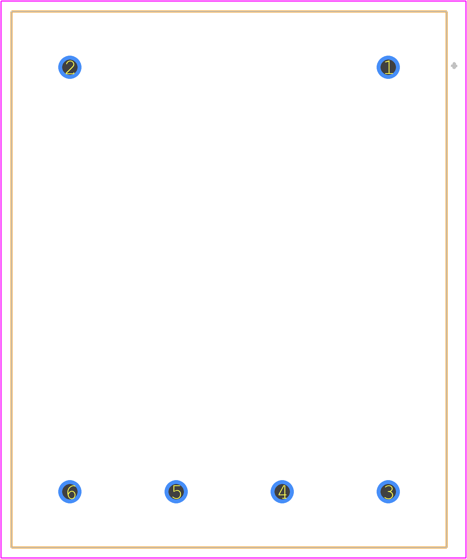 227P - Hammond Manufacturing PCB footprint - Other - Other - 227P-4