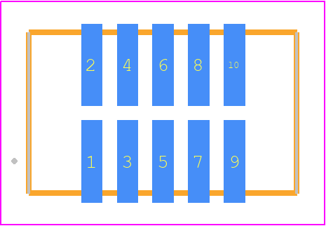 TFM-105-02-S-D - SAMTEC PCB footprint - Other - Other - TFM-105-02-S-D