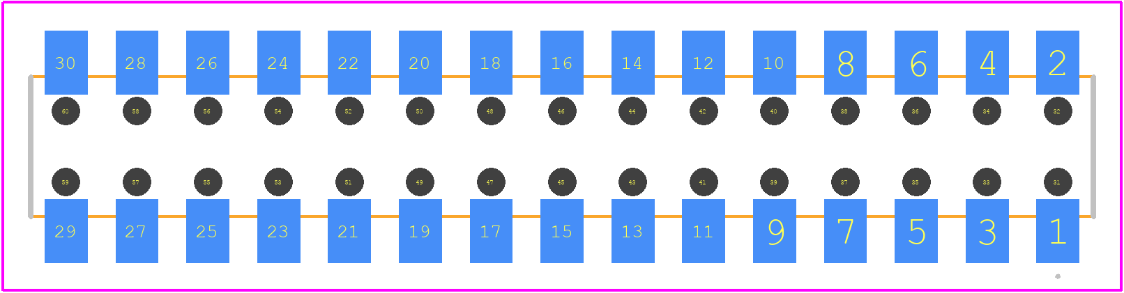 6-147105-5 - TE Connectivity PCB footprint - Other - Other - 6-147105-5-1