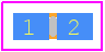 B57250V2104F360 - TDK PCB footprint - Thermistors Chip - Thermistors Chip - 0402 (1005)
