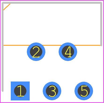 LT1764ET-2.5#PBF - Analog Devices PCB footprint - Transistor Outline, Vertical - Transistor Outline, Vertical - T Package 5-Lead Plastic TO-200 (Standard)