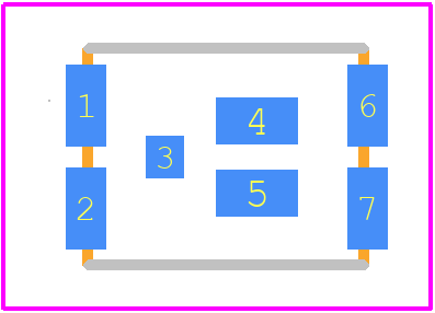 IRF6618 - Infineon PCB footprint - Other - Other - DirectFET MT Outline