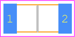 CSRN2010FKR100 - Stackpole Electronics, Inc. PCB footprint - Resistor Chip - Resistor Chip - CSRN2010-