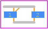 BAV116WS-7 - Diodes Incorporated PCB footprint - Small Outline Diode - Small Outline Diode - BAV116WS-7-