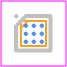 MAX14689EWL+T - Analog Devices PCB footprint - BGA - BGA - 21-0459 H