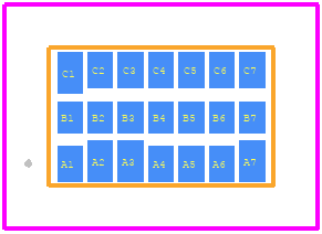 R3110-CBAA-E1T - onsemi PCB footprint - Other - Other - SIP21, 3.10x5.08 CASE 127DF ISSUE O