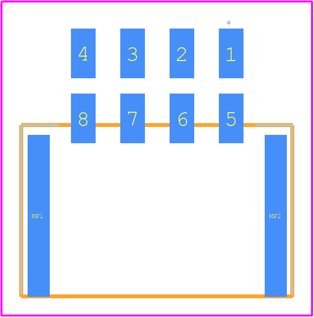 105405-1108 - Molex PCB footprint - Other - Other - 105405-1108-2