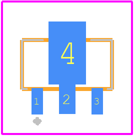 AP7381-33Y-13 - Diodes Incorporated PCB footprint - Other - Other - SOT89_1