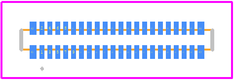 BM14B(0.8)-40DP-0.4V(53) - Hirose PCB footprint - Other - Other - BM14B(0.8)-40DP-0.4V(53)-1