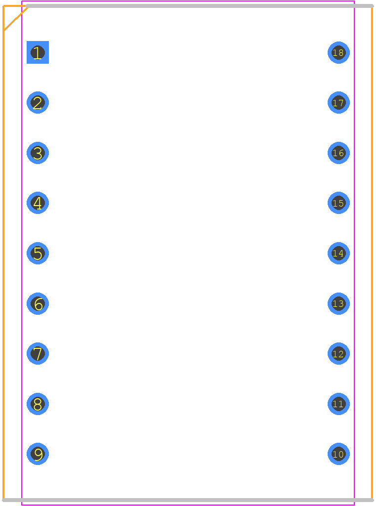 MAN8640 - onsemi PCB footprint - Dual-In-Line Packages - Dual-In-Line Packages - MAN8640-