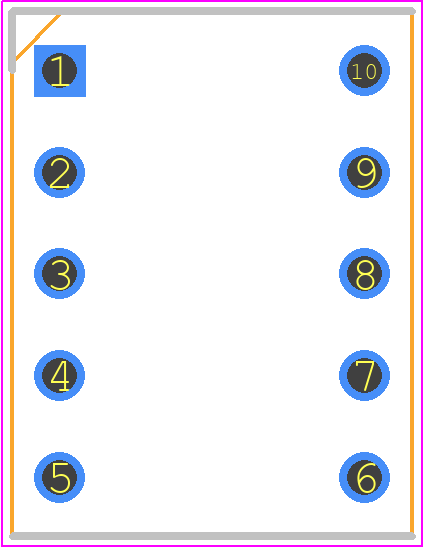 HD1107O - SIEMENS PCB footprint - Dual-In-Line Sockets - Dual-In-Line Sockets - HD1107O SUPER RED