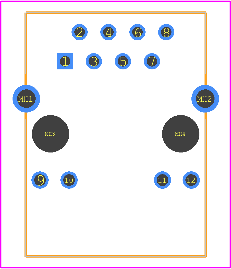 5-2301994-9 - TE Connectivity PCB footprint - Other - Other - 5-2301994-9-1