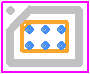 SKY13489-001 - Skyworks PCB footprint - BGA - BGA - SKY13489-001-1
