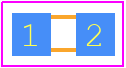 RG1608P-201-B-T5 - Susumu PCB footprint - Resistor Chip - Resistor Chip - 0603=