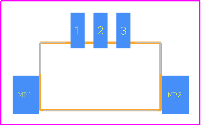 DF3EA-3P-2H(51) - Hirose PCB footprint - Other - Other - DF3EA-3P-2H(51)-3