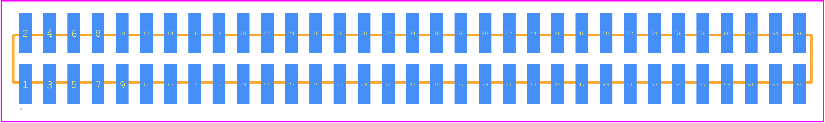 TMM-133-01-T-D-SM - SAMTEC PCB footprint - Other - Other - TMM-133-01-T-D-SM-2