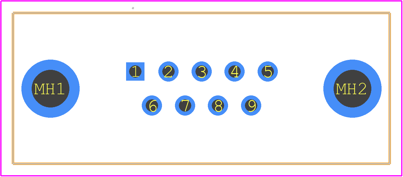 09651617713 - HARTING PCB footprint - Other - Other - 09651617713-2