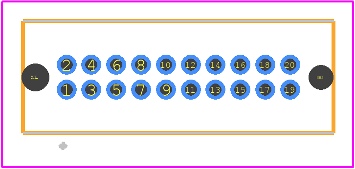 TFML-110-01-S-D-LC - SAMTEC PCB footprint - Other - Other - TFML-110-01-S-D-LC-4