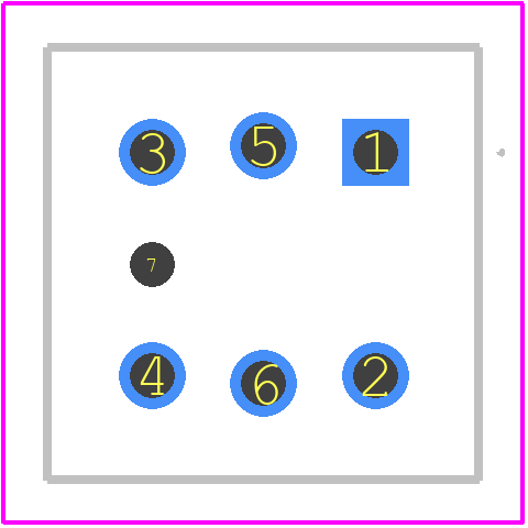 TL1220S1BBSG-RESET - E-Switch PCB footprint - Other - Other - TL1220S1BBSG-RESET
