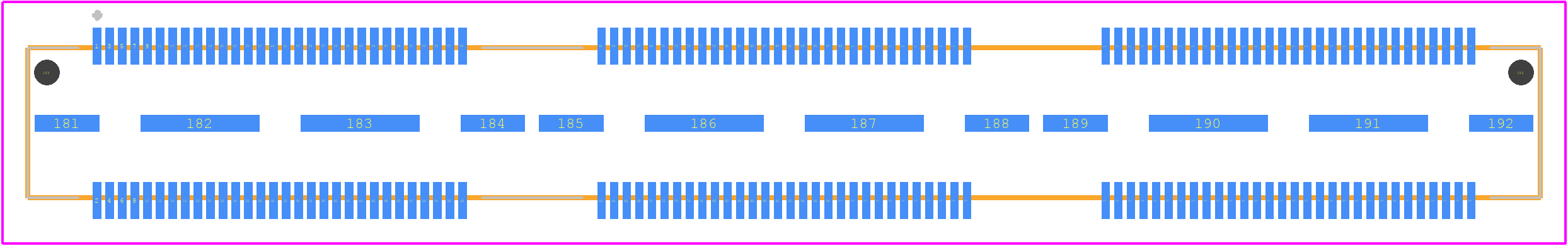 QTH-090-05-L-D-A - SAMTEC PCB footprint - Other - Other - QTH-090-04-C-D-A-2