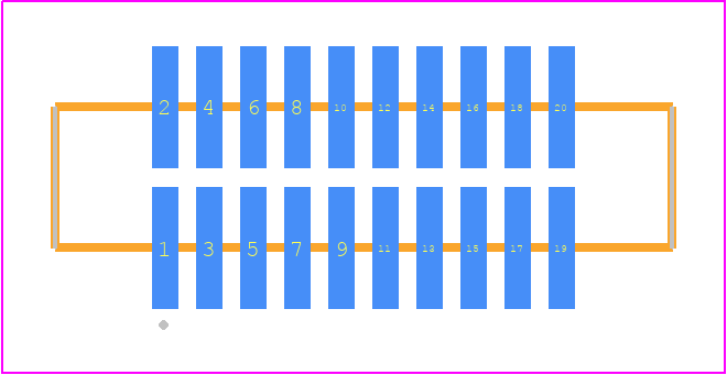 FTM-110-02-L-DV-S - SAMTEC PCB footprint - Other - Other - FTM-110-XX-Y-DV-S