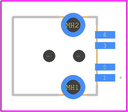 MS-151NB-1 - Hirose PCB footprint - Other - Other - MS-151NB-1-2